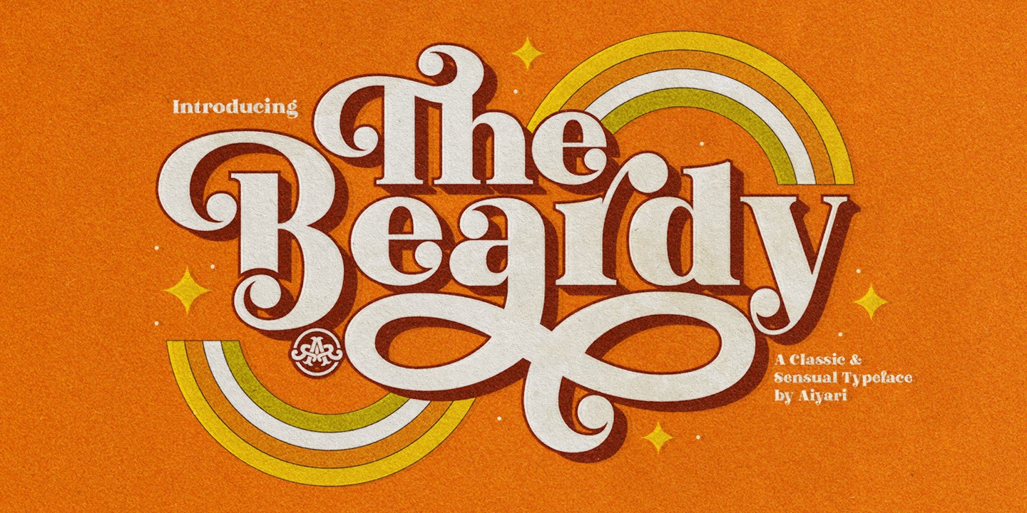 The Beardy Font preview